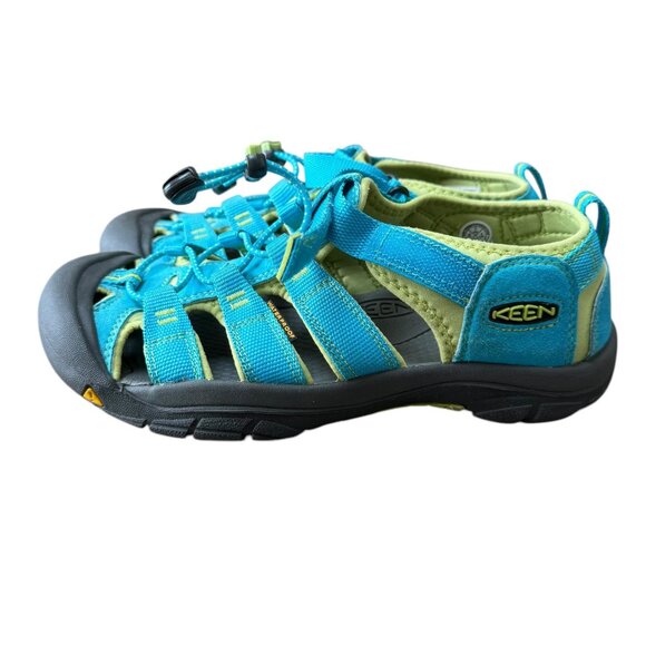Keen Newport Sandals Water Shoes Youth Size 7 Womens 8 Teals Blue Mint Condition - Picture 1 of 8